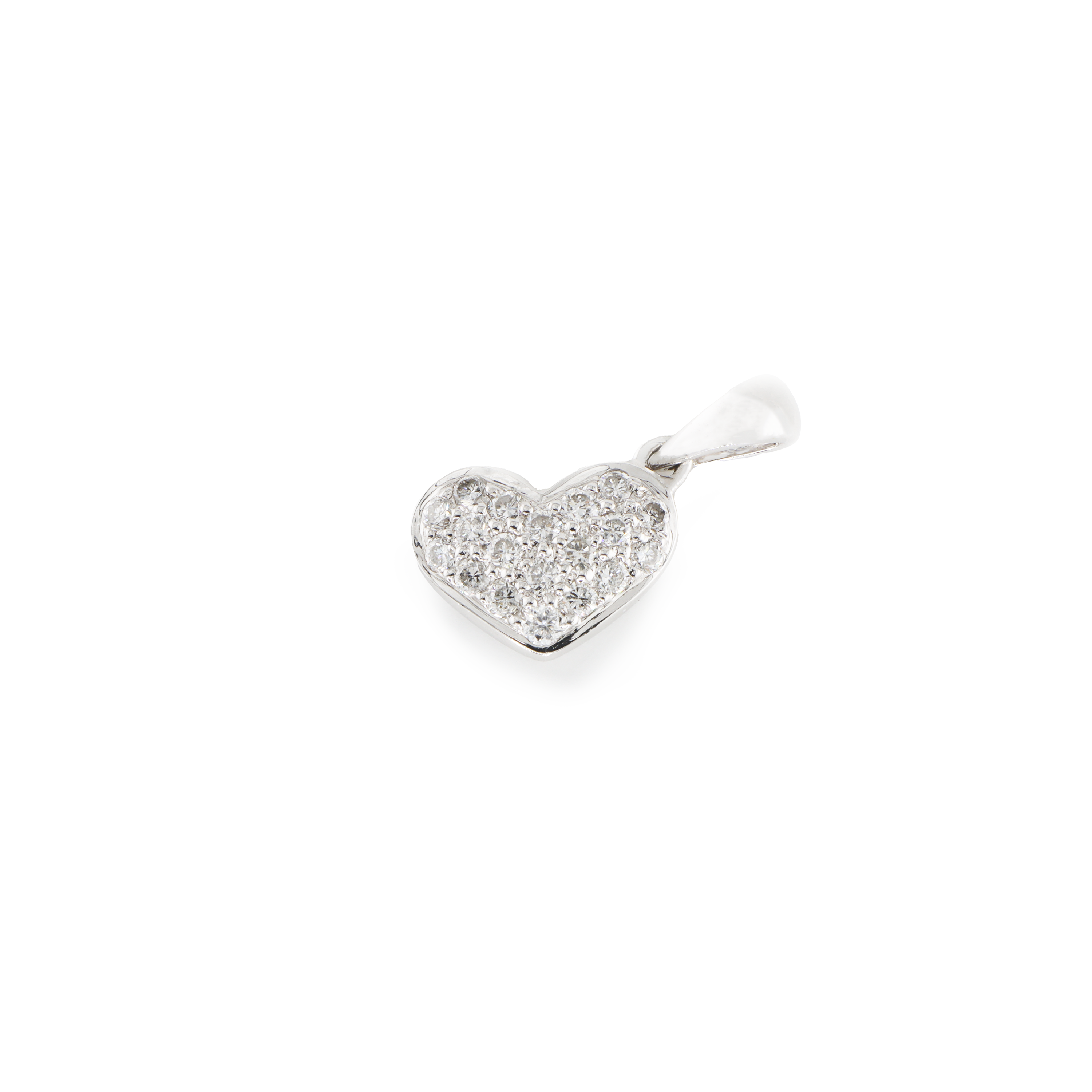 Pendente Cuoricino con brillantini