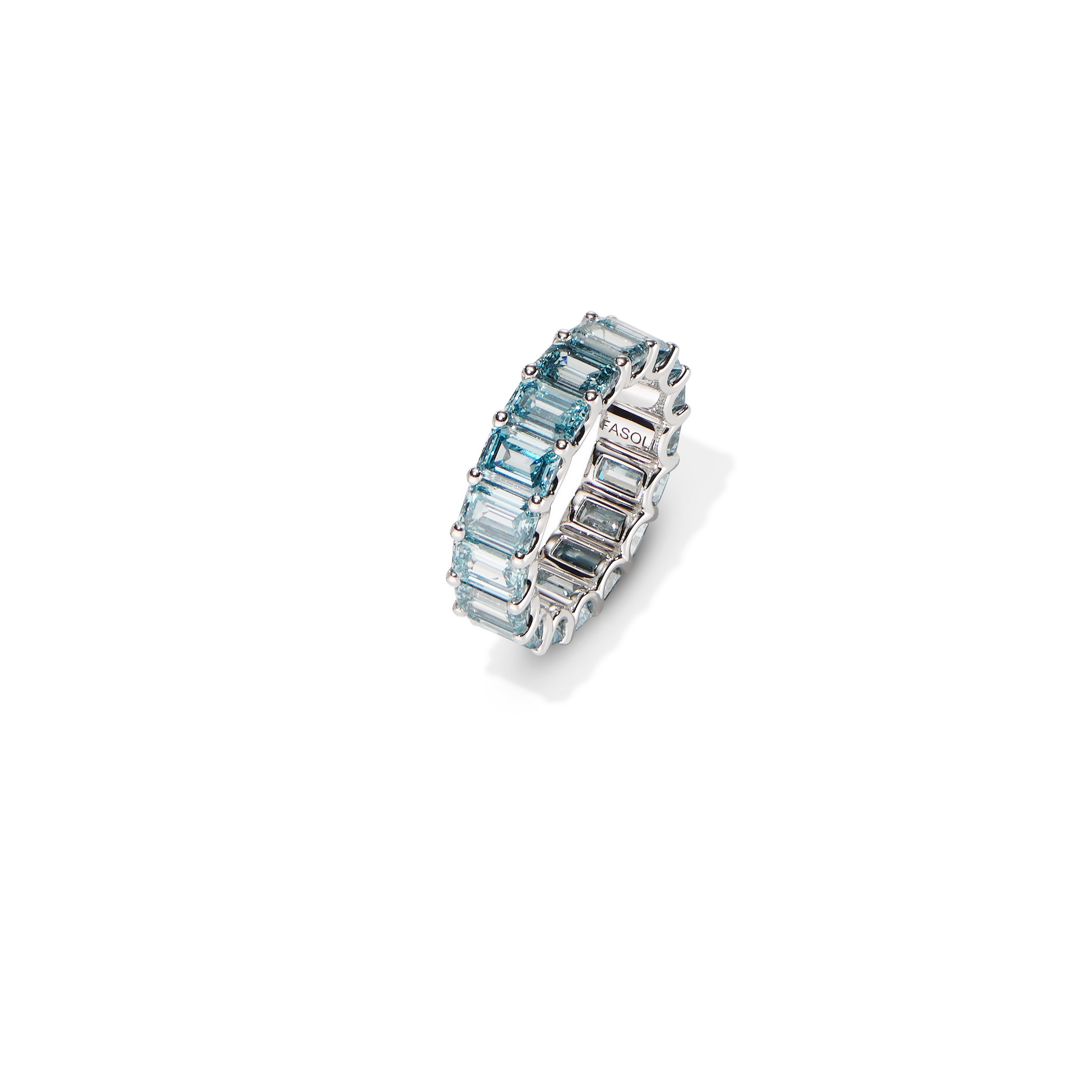 Anello Classycolors Sky _ ottagonale