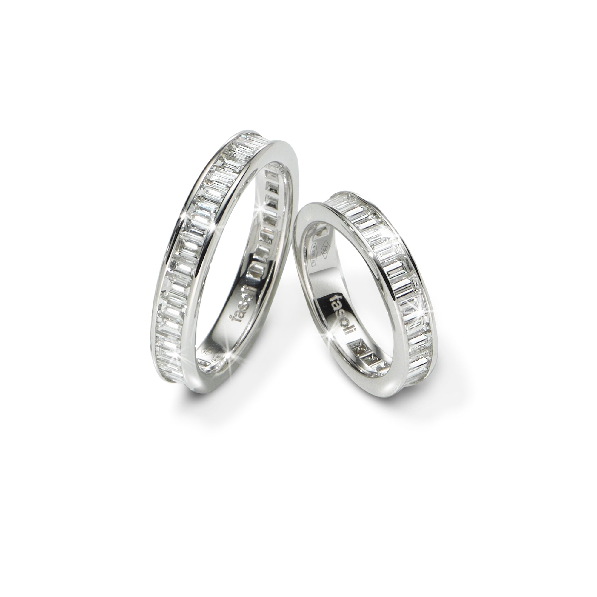 Fedi con Diamanti Baguette