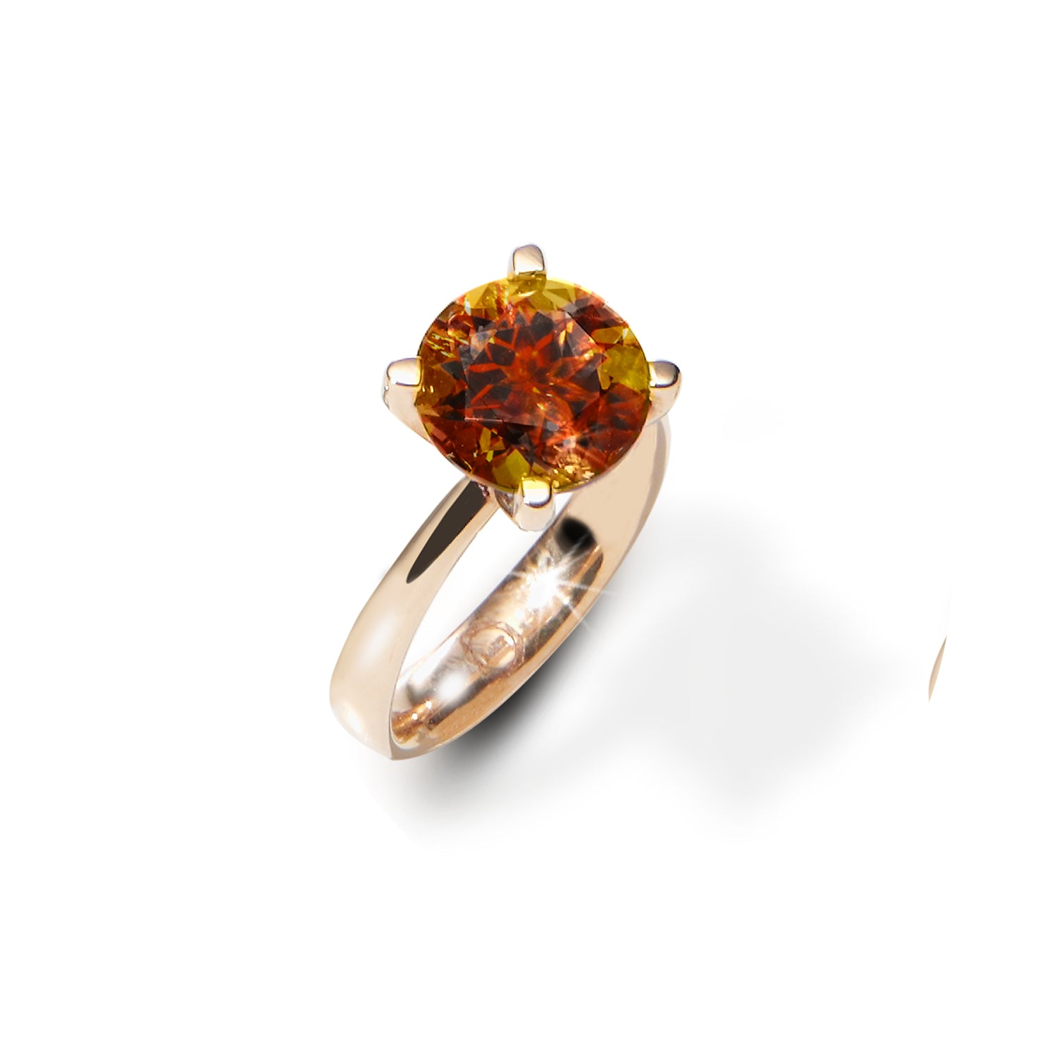 Anello Truecolors | Citrino Brown L