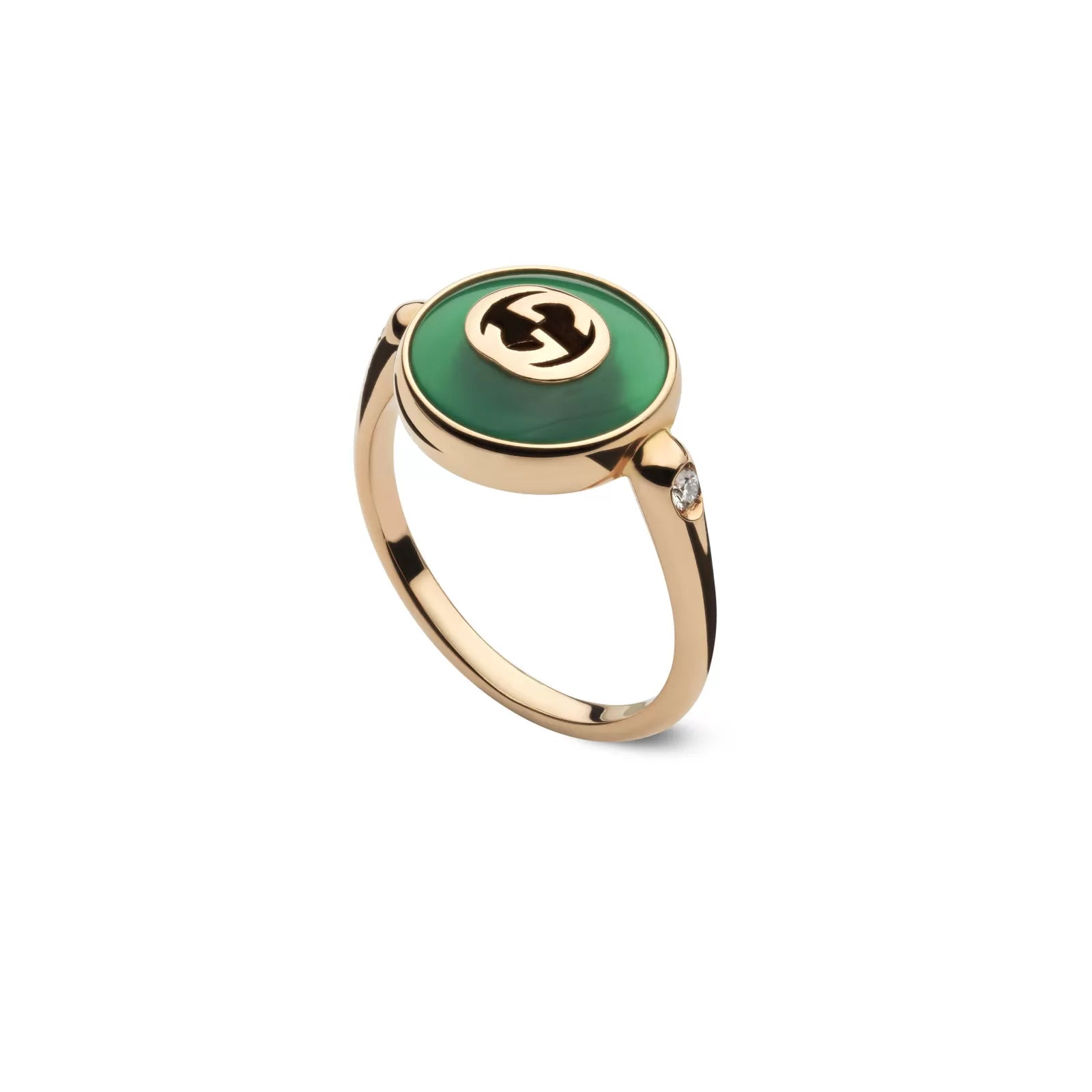 Anello Gucci Interlocking Agata