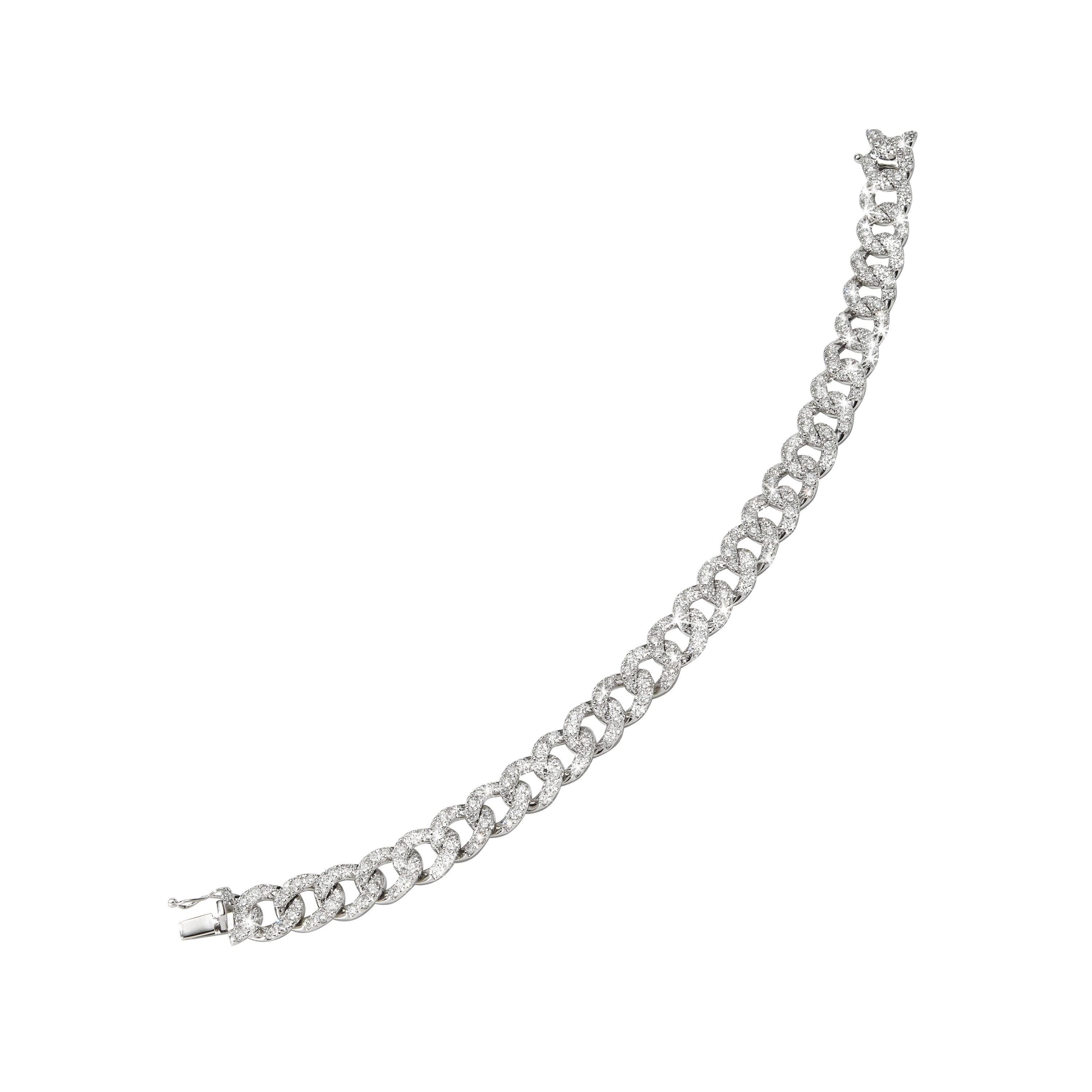 Bracciale Groumette con diamanti