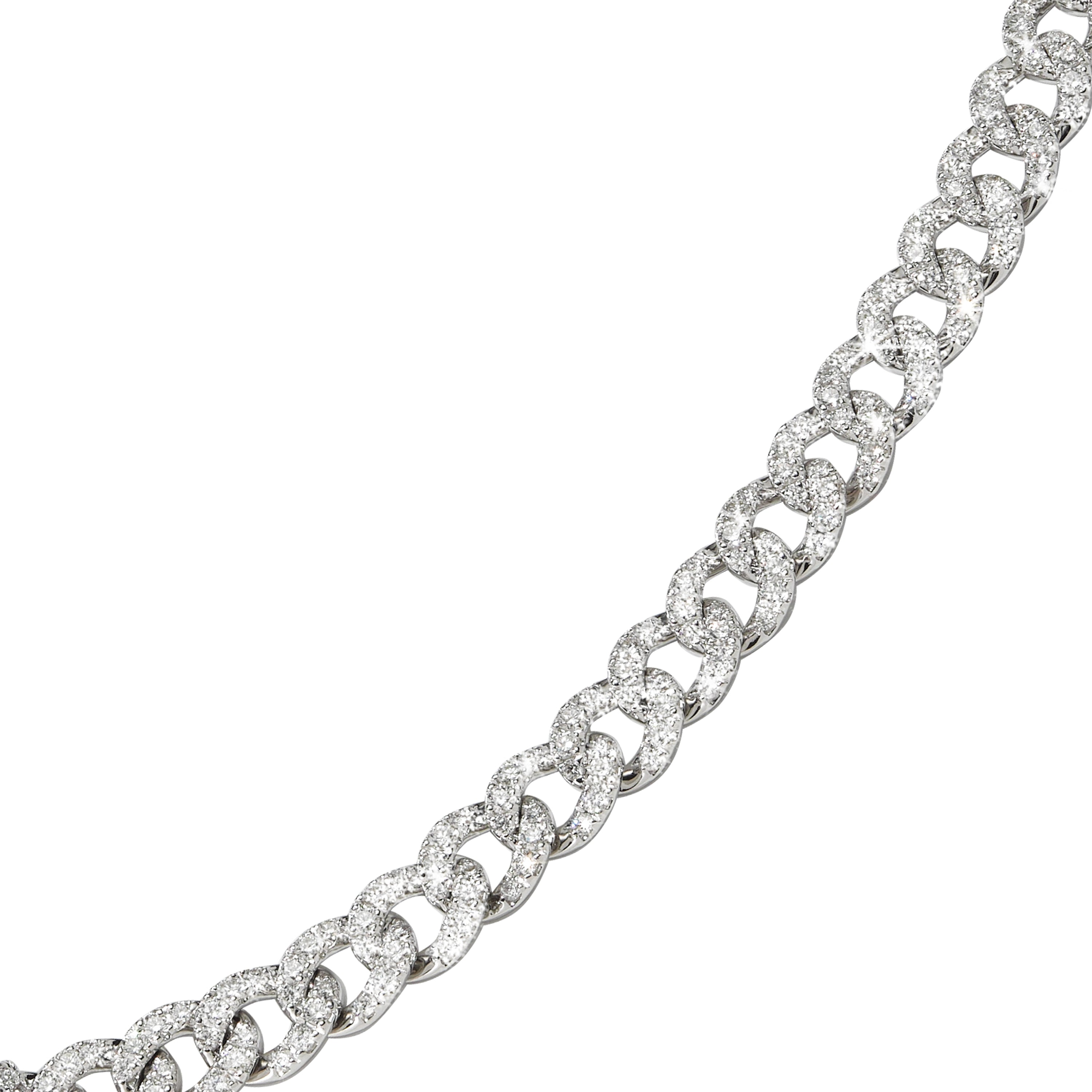 Bracciale Groumette con diamanti