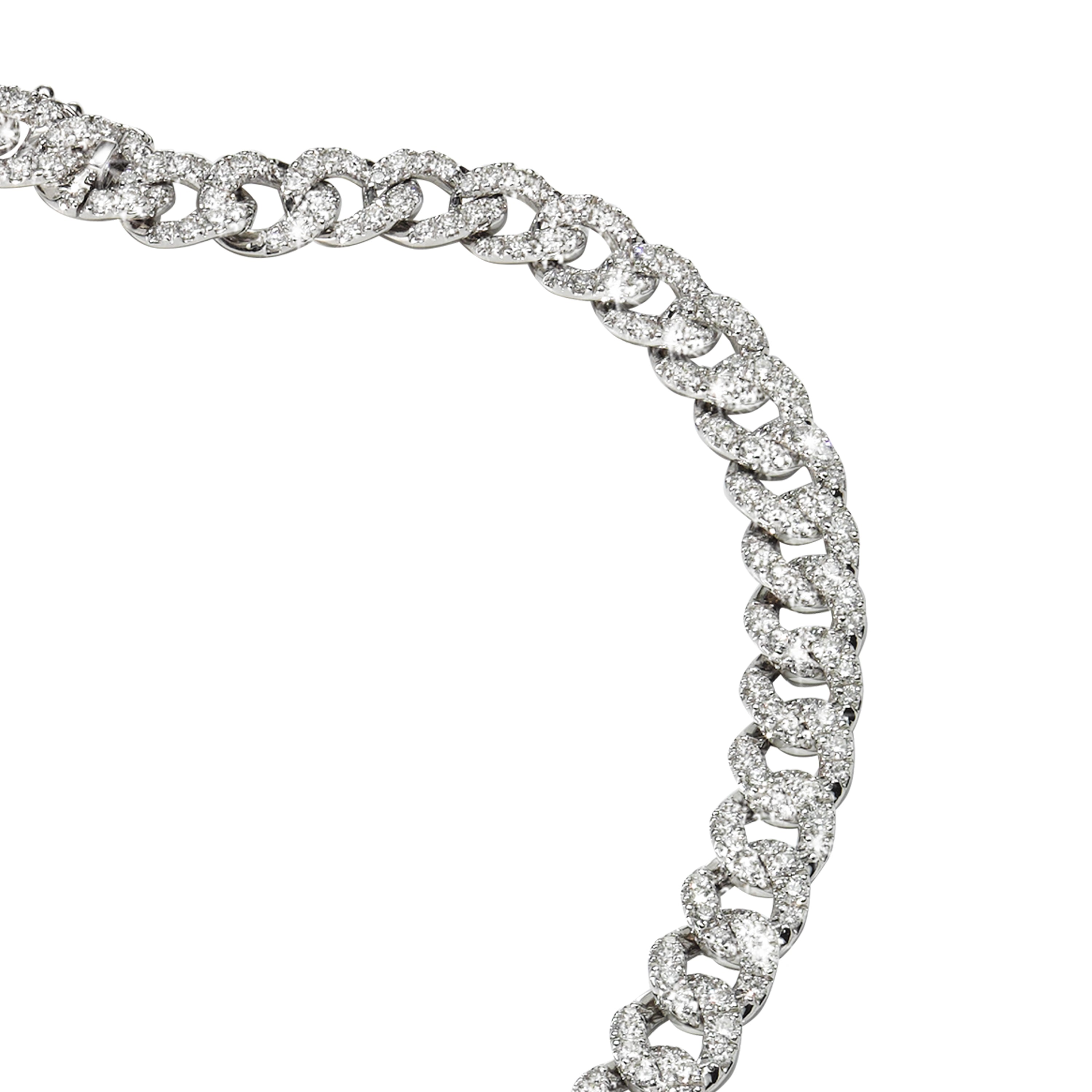 Collana Groumette con diamanti