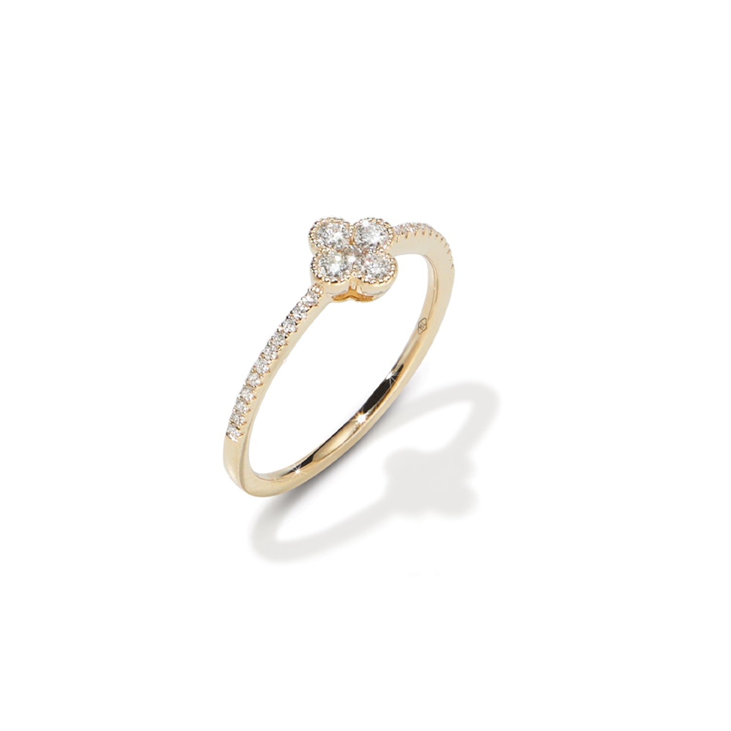 Anello Fiorellino _ diamanti
