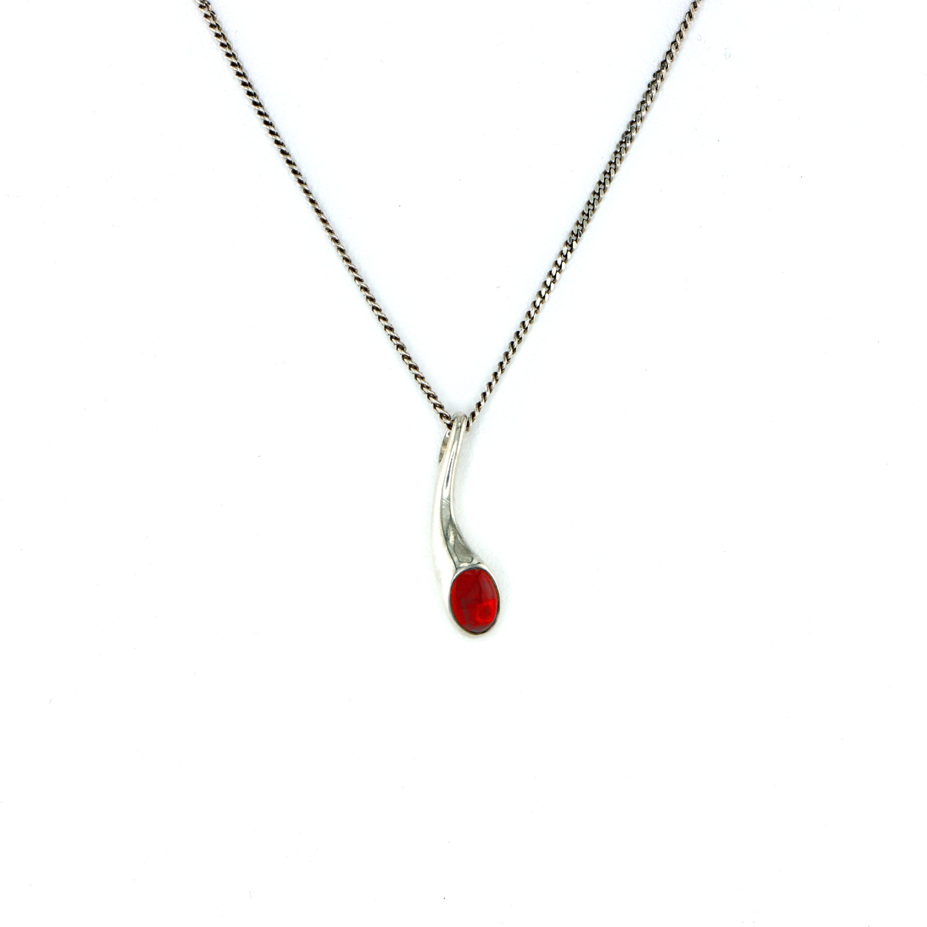 Collana Georg Jensen con pendente _ Granato